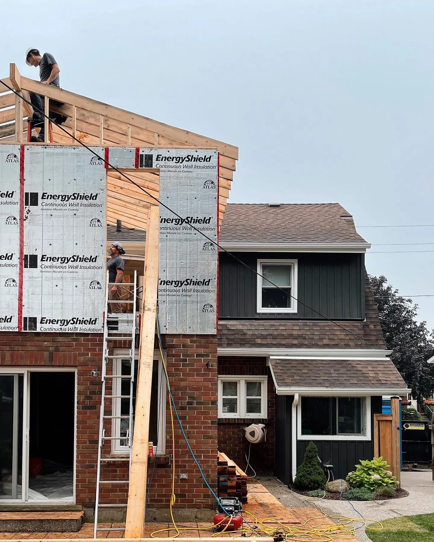 Second story addition in Puslinch by Caliber Contracting