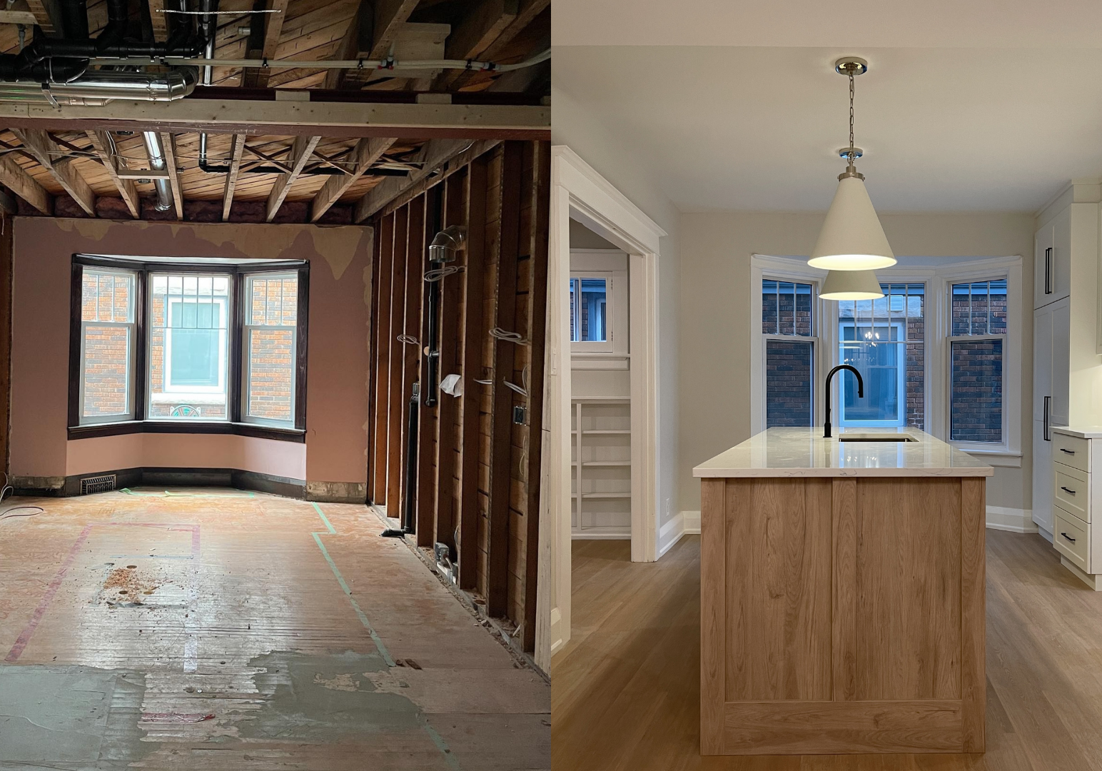 Before and After Kitchen Renovation